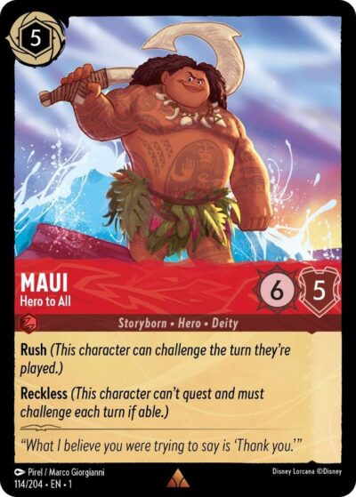 Maui - Hero to All The First Chapter 114/204
