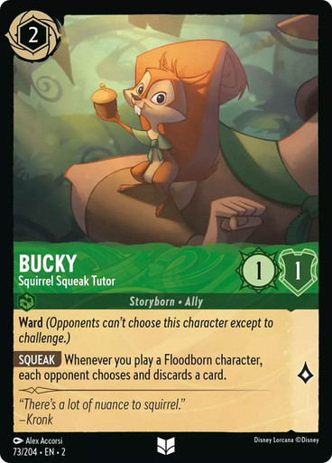 Bucky - Squirrel Squeak Tutor Rise of the Floodborn 73/204