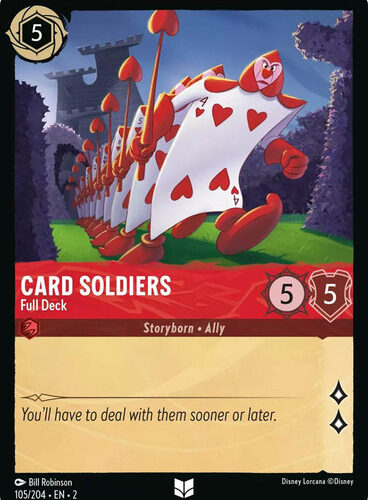 Card Soldiers - Full Deck Rise of the Floodborn 105/204