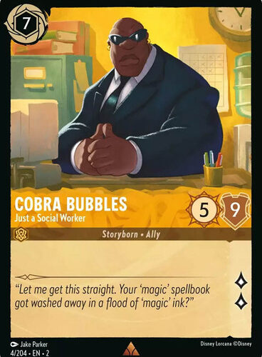 Cobra Bubbles - Just a Social Worker Rise of the Floodborn 4/204