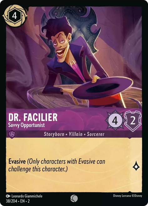 dr-facilier-savvy-opportunist__12708 Dr. Facilier - Savvy Opportunist Rise of the Floodborn 38/204