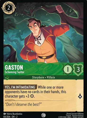 Gaston - Scheming Suitor Rise of the Floodborn 83/204