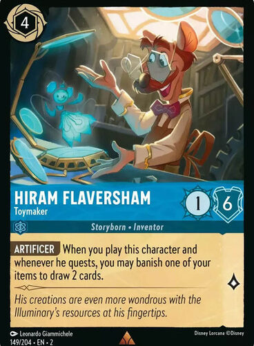 Hiram Flaversham - Toymaker Rise of the Floodborn 149/204