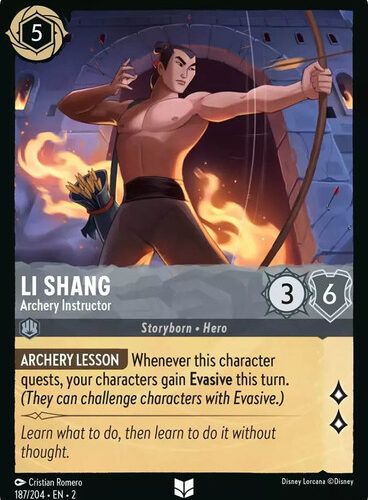 Li Shang - Archery Instructor Rise of the Floodborn 187/204