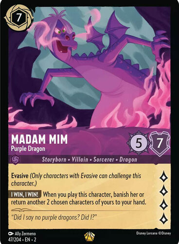 Madam Mim - Purple Dragon Rise of the Floodborn 47/204