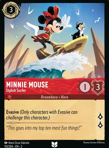Minnie Mouse - Stylish Surfer Rise of the Floodborn 113/204