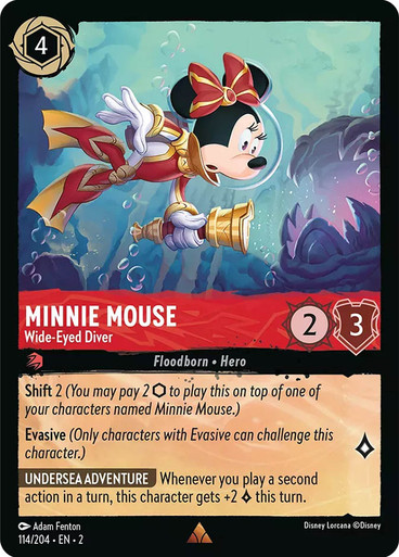 Minnie Mouse - Wide-Eyed Diver Rise of the Floodborn 114/204