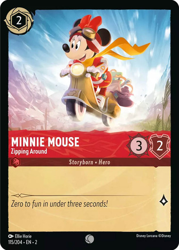 Minnie Mouse - Zipping Around Rise of the Floodborn 115/204