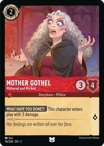 Mother Gothel - Withered and Wicked Rise of the Floodborn 116/204