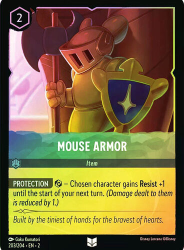 Mouse Armor Rise of the Floodborn 203/204 Foil