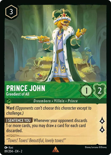 Prince John - Greediest of All Rise of the Floodborn 89/204