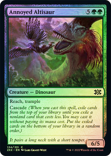 AnnoyedAltisaur__18917 Annoyed Altisaur Double Masters 2022 Foil 134