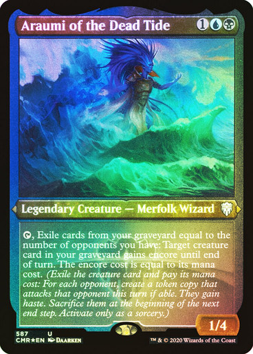 Araumi of the Dead Tide (Foil Etched) Commander Legends - Foil Etched 587