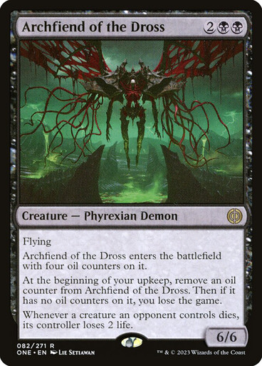 ArchfiendOfTheDross__91061 Archfiend of the Dross Phyrexia: All Will Be One 082