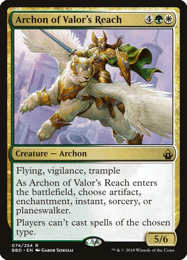 Archon of Valor's Reach Archon of Valor's Reach Battlebond 074