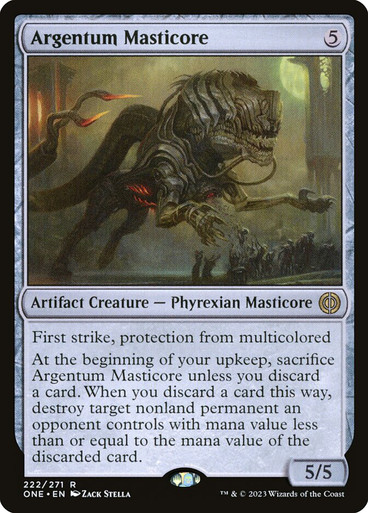 ArgentumMasticore__06803 Argentum Masticore Phyrexia: All Will Be One English 222