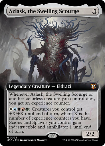 AzlaskTheSwellingScourge025__78633 Azlask, the Swelling Scourge (Extended Art) Modern Horizons 3 Commander - Variants