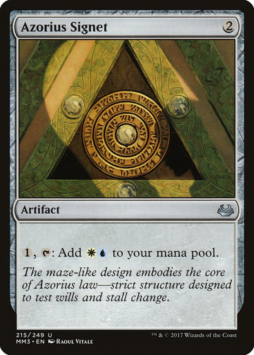 AzoriusSignet__59369 Azorius Signet Modern Masters 2017 215