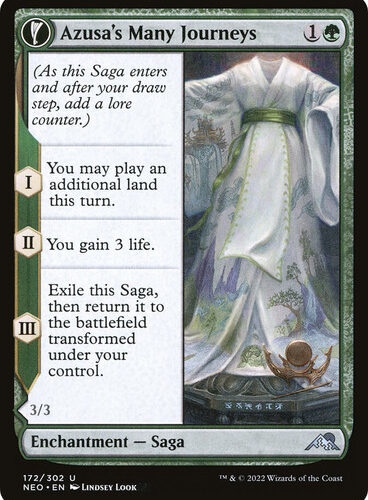 Azusa's Many Journeys // Likeness of the Seeker Kamigawa: Neon Dynasty 172