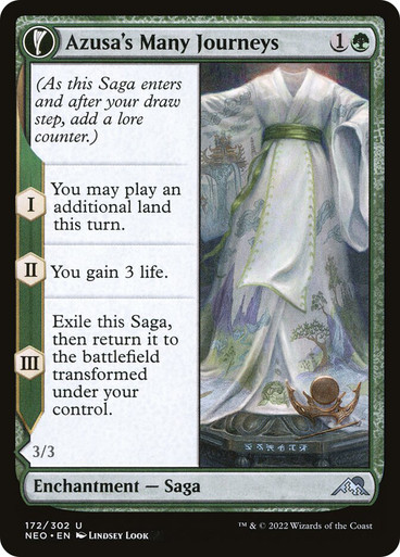 Azusa's Many Journeys // Likeness of the Seeker Kamigawa: Neon Dynasty 172
