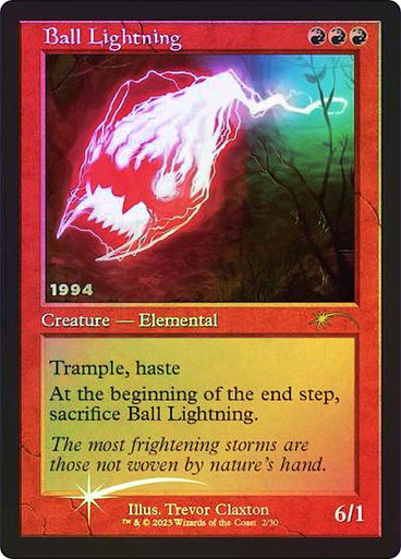 BallLightning__38786 Ball Lightning (30th Anniversary) Promo: Date Stamped