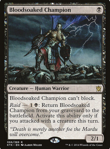 Bloodsoaked Champion Khans of Tarkir 066