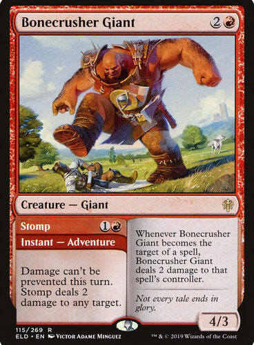 Bonecrusher Giant // Stomp Throne of Eldraine 115