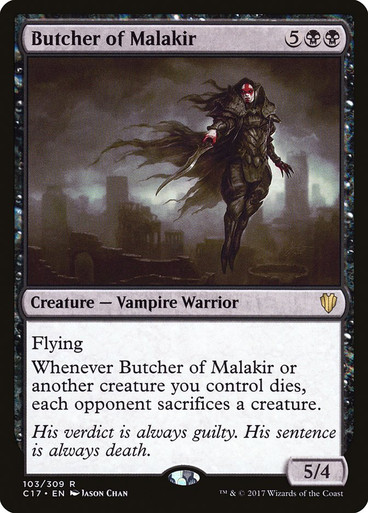 Butcher of Malakir Commander 2017 103