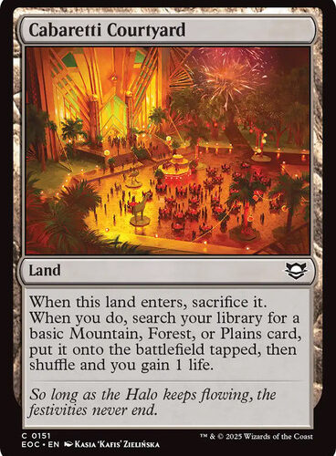 Cabaretti Courtyard Edge of Eternities Commander