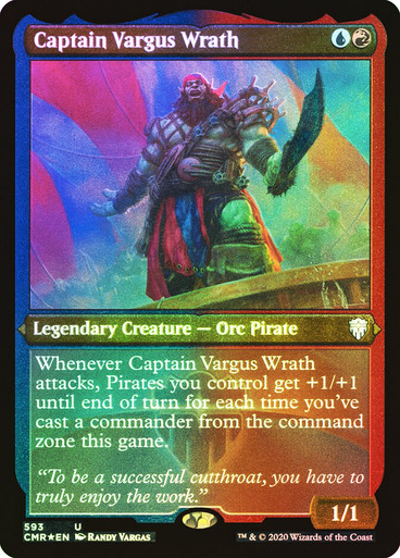 CaptainVargusWrath__52313 Captain Vargus Wrath (Foil Etched) Commander Legends - Foil Etched 593