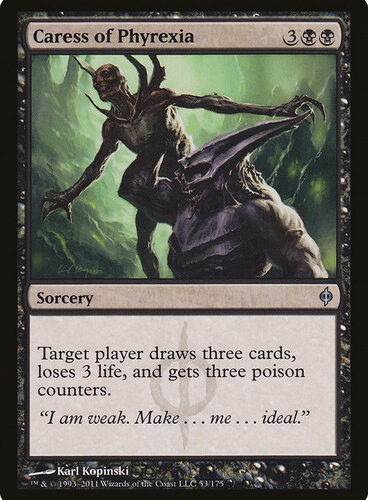 Caress of Phyrexia New Phyrexia