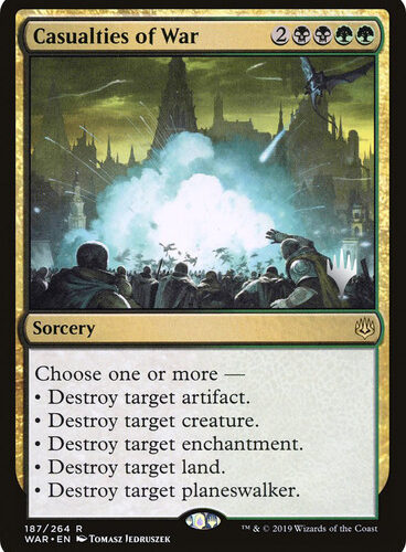 Casualties of War (Promo Pack) (War of the Spark) Promo: Planeswalker Stamped 187