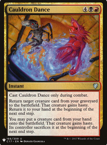 Cauldron Dance Planeswalker Symbol Reprints 166