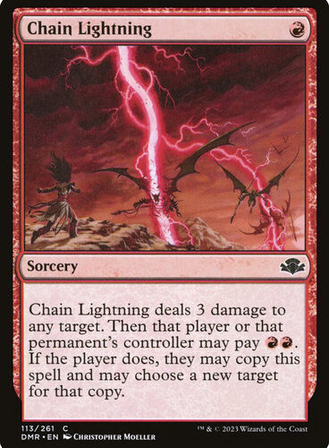 Chain Lightning Dominaria Remastered 113