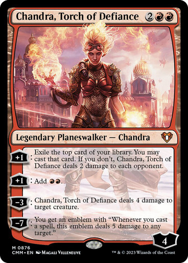 ChandraTorchOfDefiance__94854 Chandra, Torch of Defiance Commander Masters