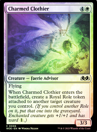 CharmedClothier__89223 Charmed Clothier Wilds of Eldraine (Foil)