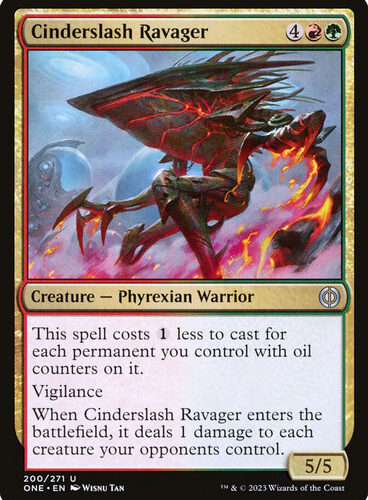 Cinderslash Ravager Phyrexia: All Will Be One 200