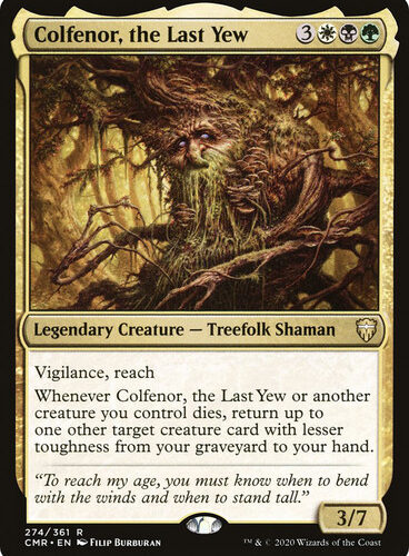 Colfenor, the Last Yew Commander Legends 274