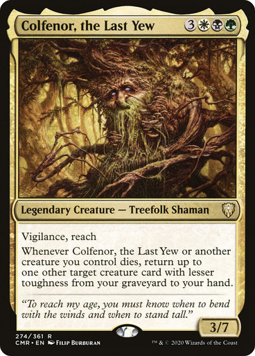 Colfenor, the Last Yew Commander Legends 274
