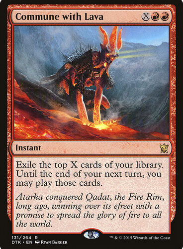 Commune with Lava Dragons of Tarkir 131