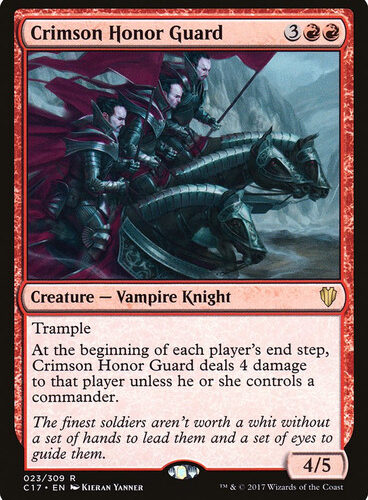 Crimson Honor Guard Commander 2017