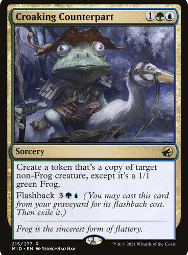 Croaking Counterpart Innistrad: Midnight Hunt 215