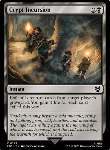 Crypt Incursion The Lord of the Rings Commander