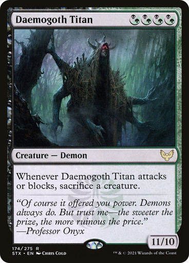 DaemogothTitan__02609 Daemogoth Titan Strixhaven: School of Mages