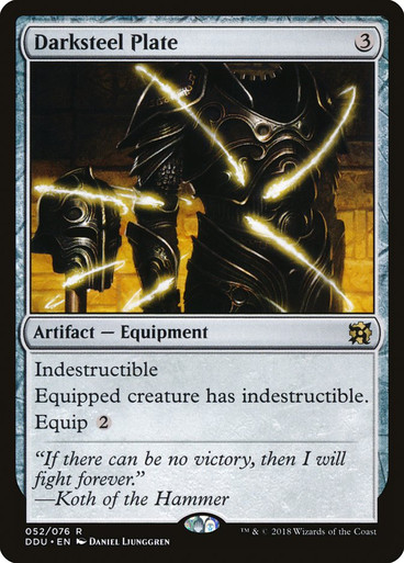 DarksteelPlate__48227 Darksteel Plate Duel Decks: Elves vs. Inventors