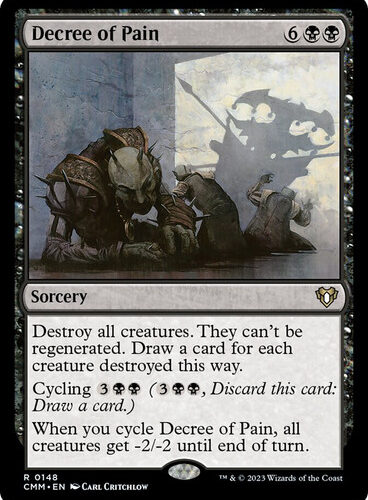 Decree of Pain Commander Masters