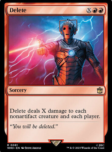 Delete Doctor Who Commander