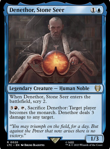 Denethor, Stone Seer The Lord of the Rings Commander