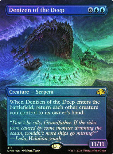 Denizen of the Deep (Borderless) Dominaria Remastered - Borderless
