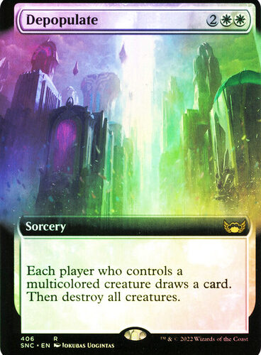Depopulate (Extended Art) Streets of New Capenna - Variants